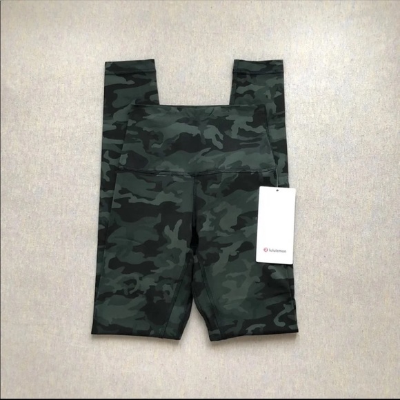 Lululemon green camo align pant - Picture 1 of 4